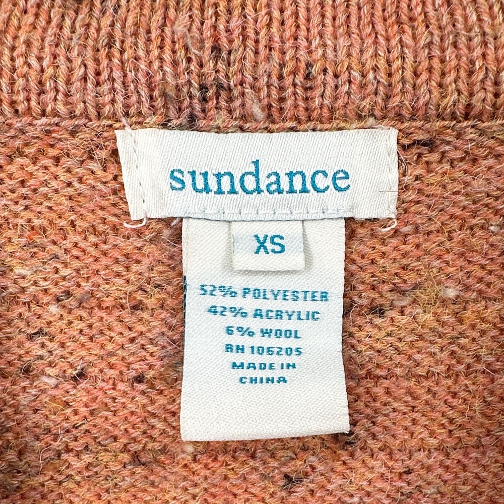 Sundance Orange Speckled Knit Sweater - Picture 2 of 4